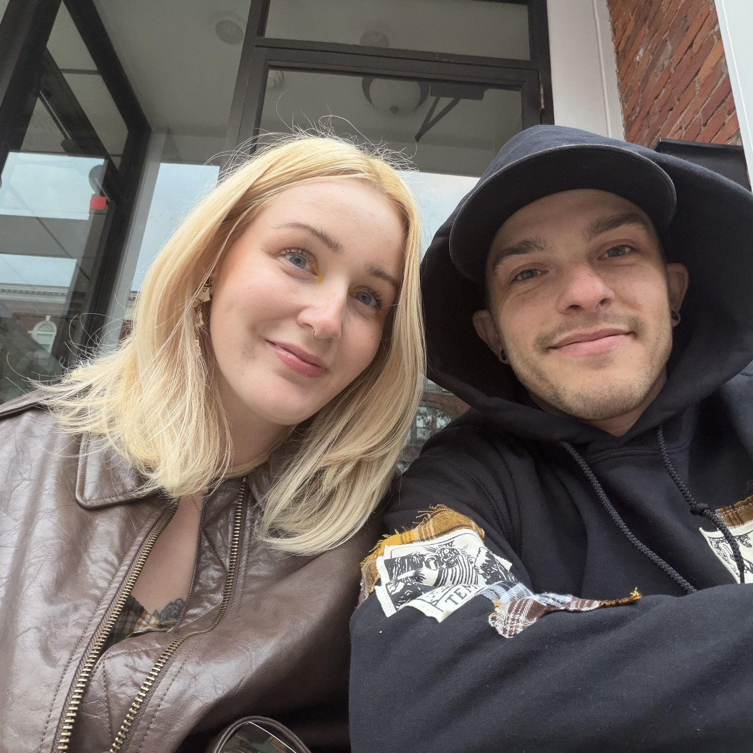 October 2025 - Waiting for our dinner reservation in Salem, MA. 🎃