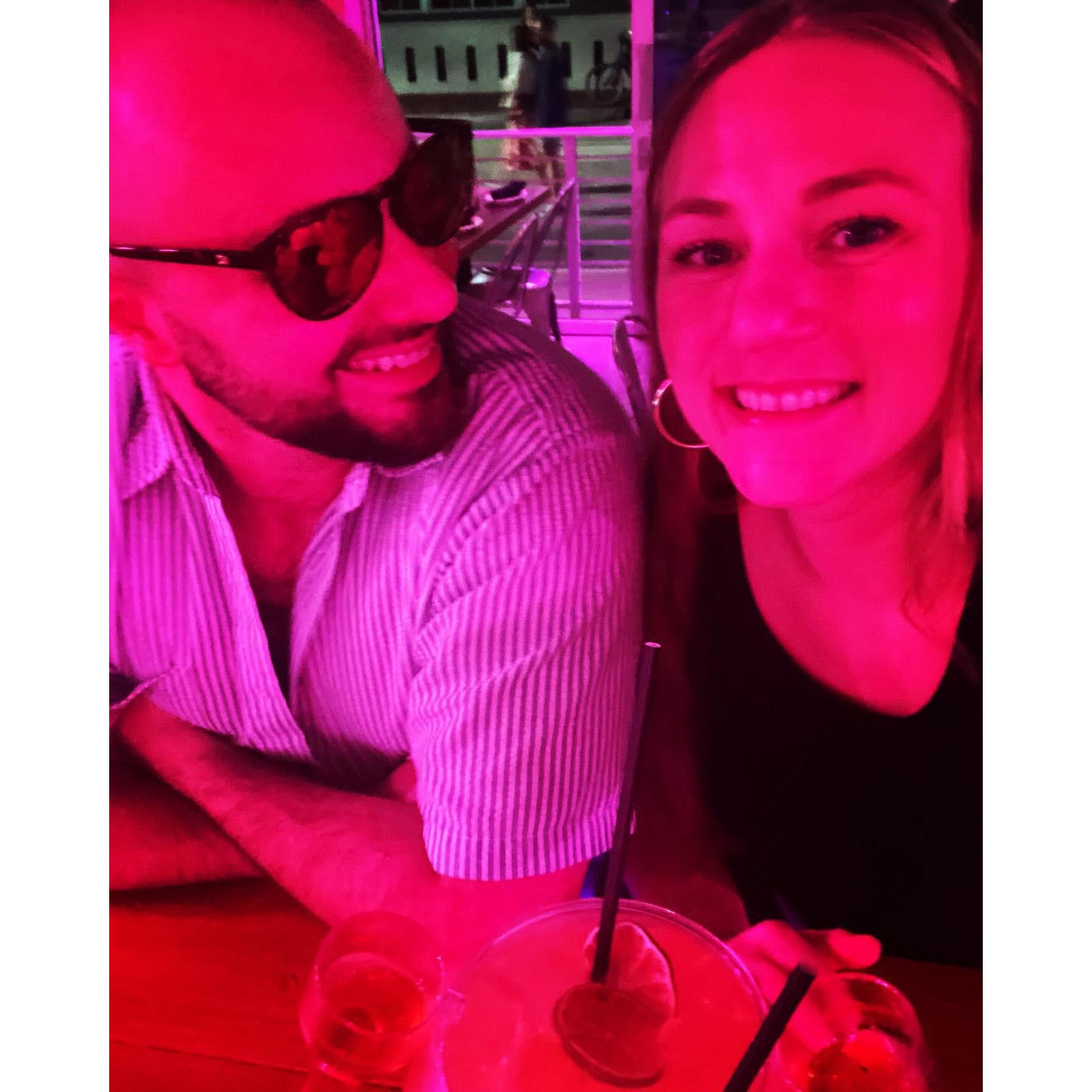 First Night Out - Pink Taco, South Beach Miami, FL