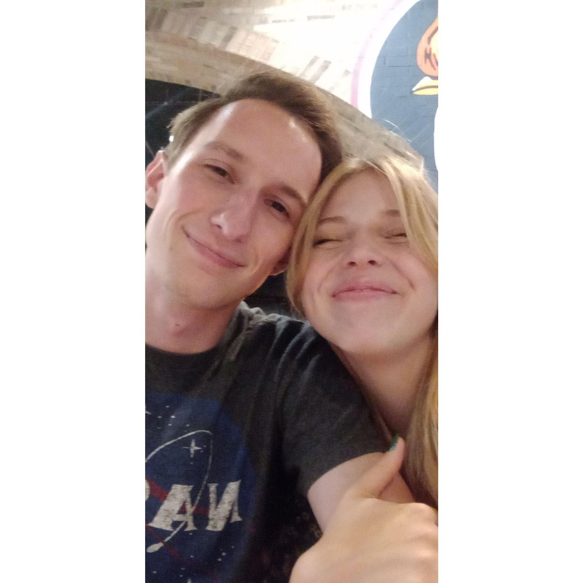 One of Joe and Abby’s first dates.