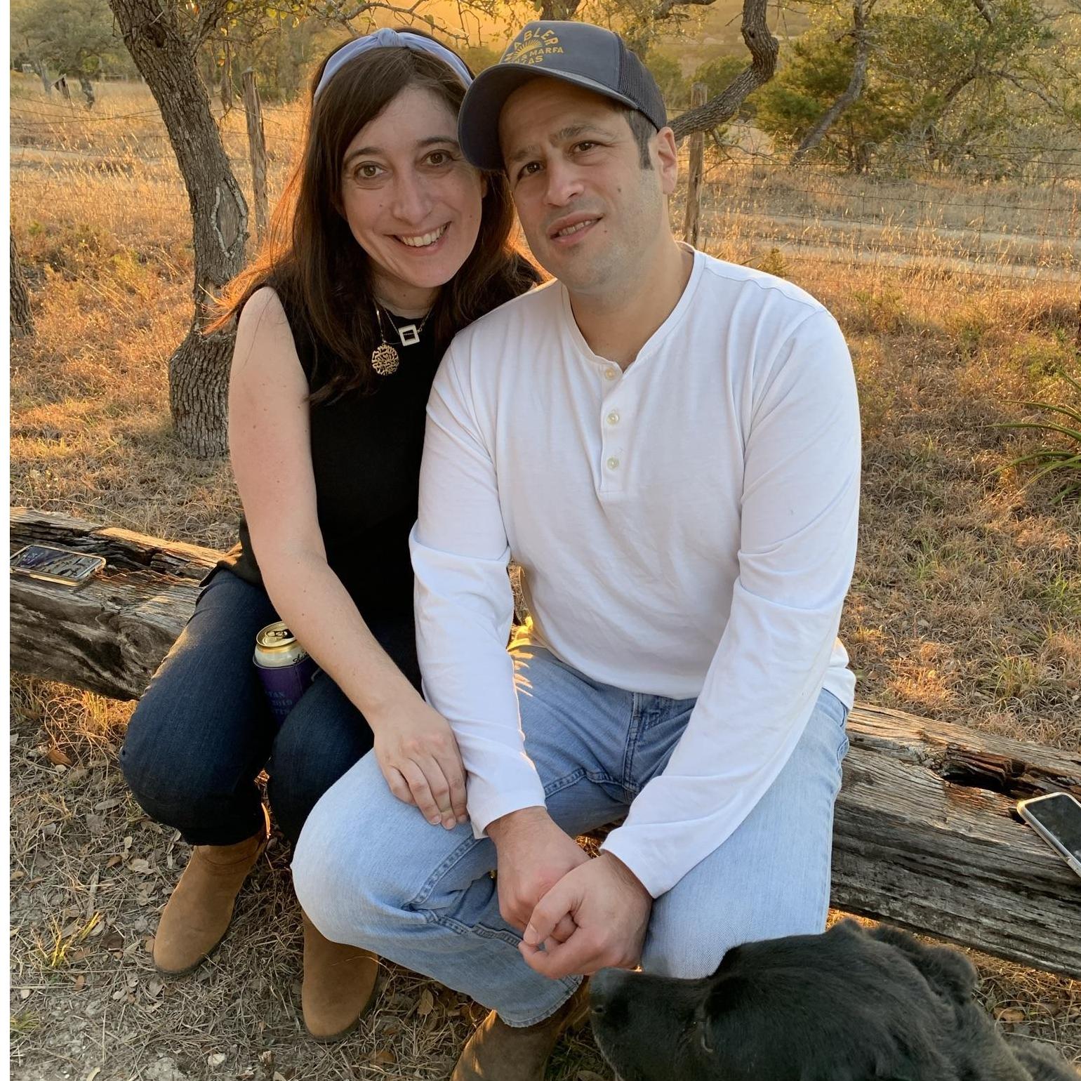 Enjoying the ranch in Blanco.