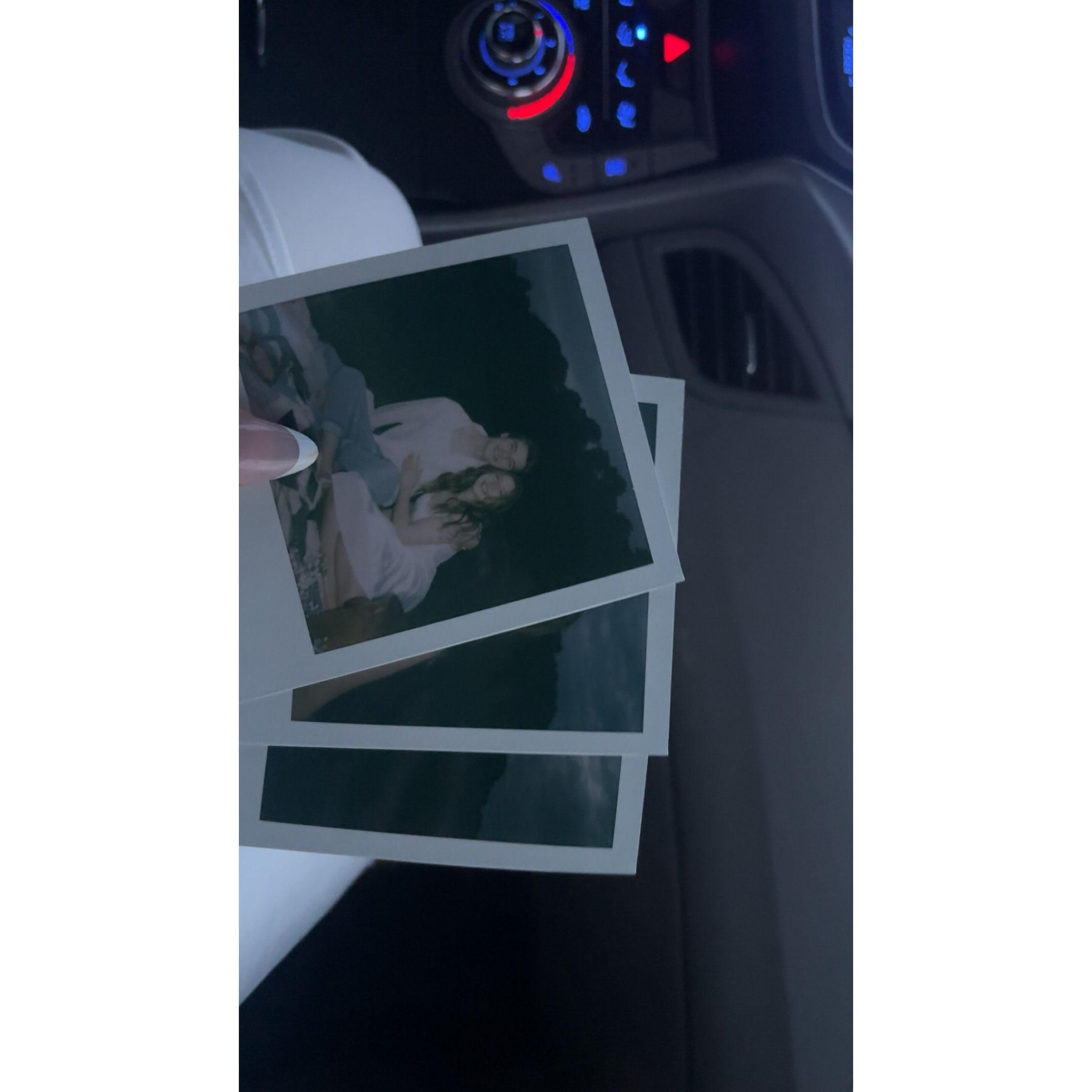 Polaroids of our engagement photoshoot!