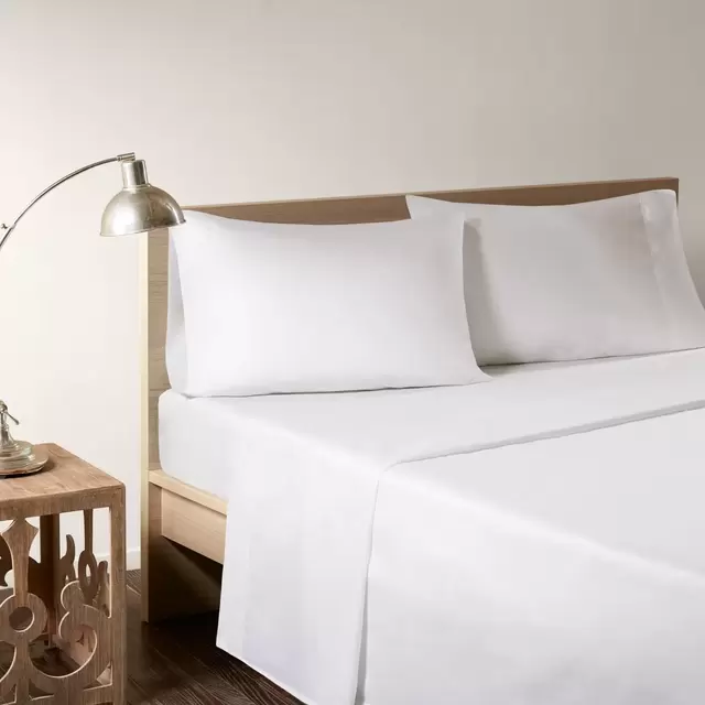 Sleep Philosophy Rayon Made From Bamboo King Sheet Set in White