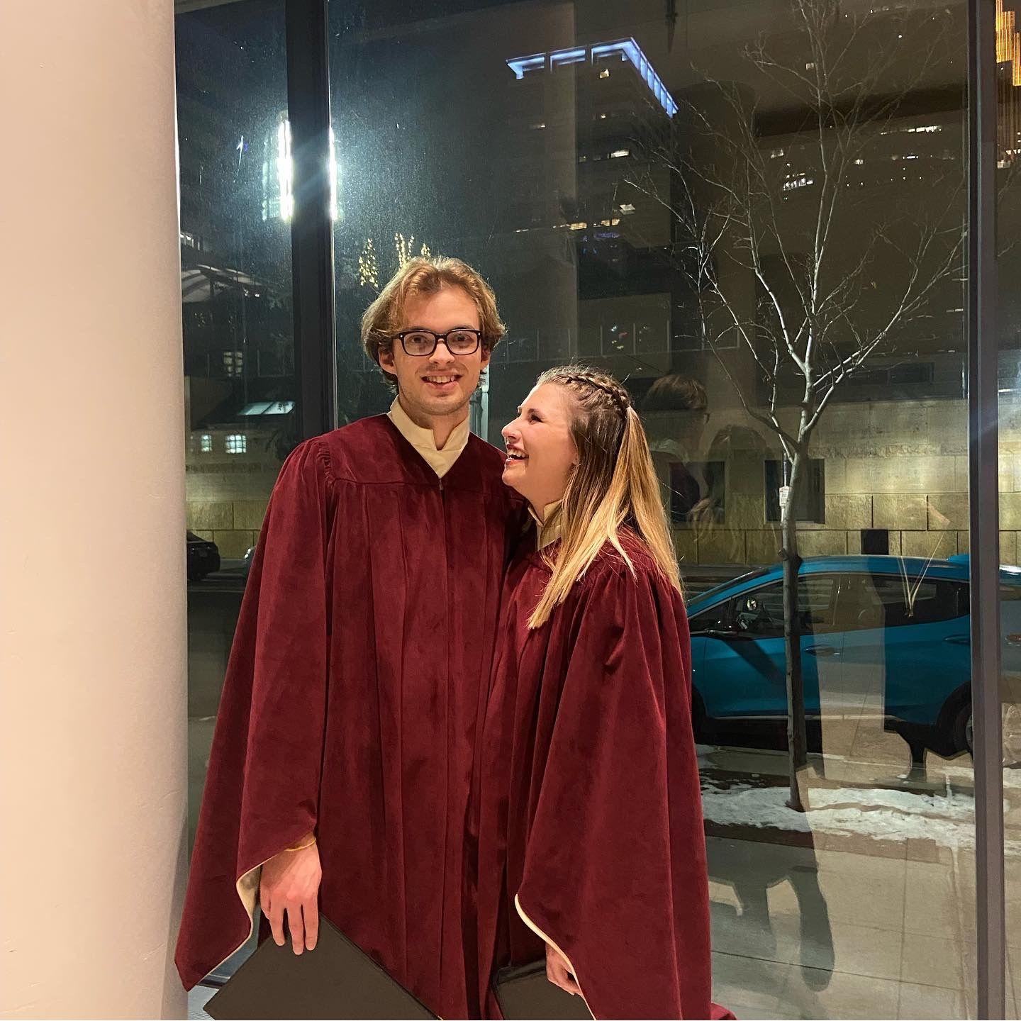November 2022: Being in the Gustavus Choir meant they saw each other every day and be one of the "choir couples" alumni talk about