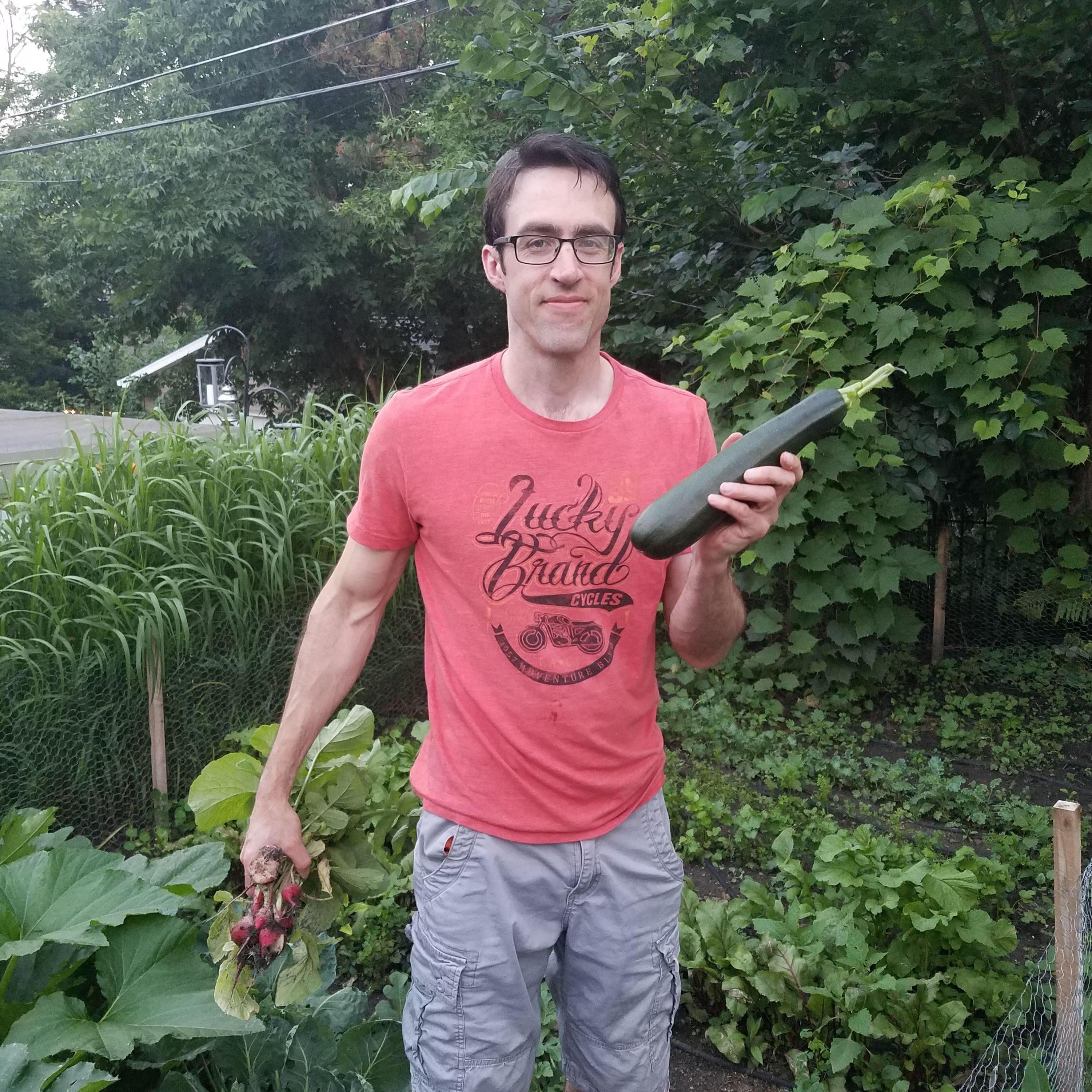 This year we grew our own veggies.