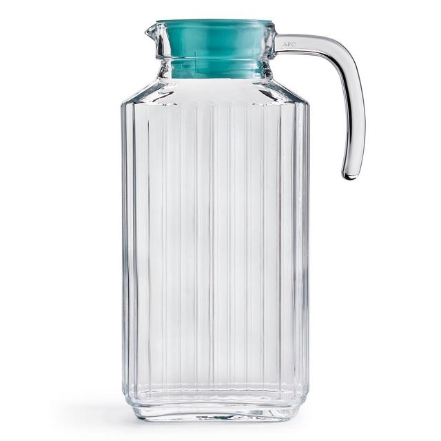 Martha Stewart Collection Glass Pitcher with Lid, Created for Macy's
