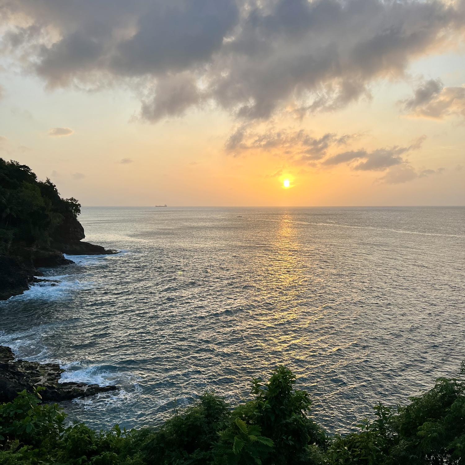 Sunset views at our resort