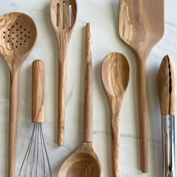 Walnut Wood Kitchen Utensil Set