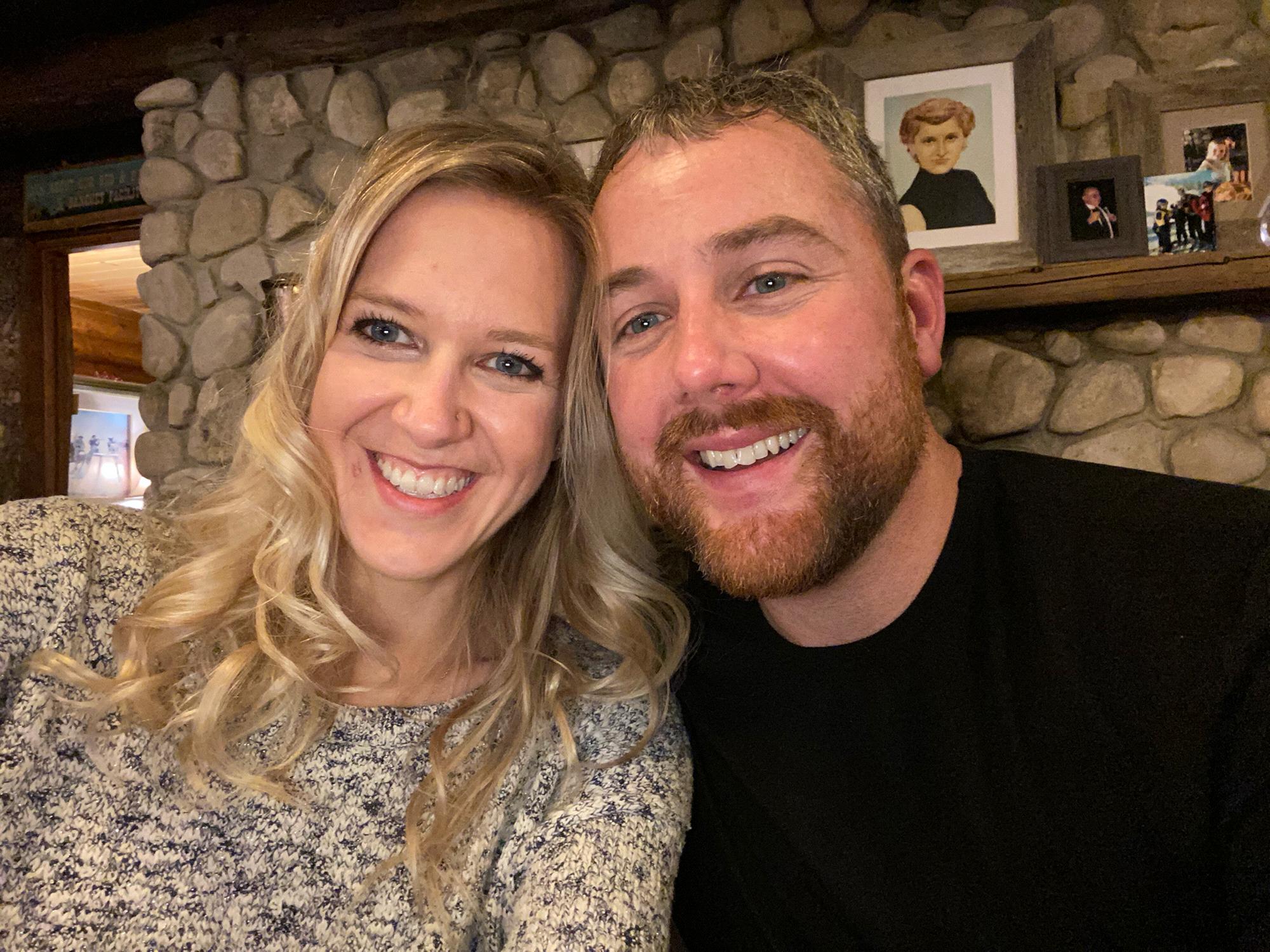 We got engaged at the Silver Fork Lodge just before Thanksgiving.