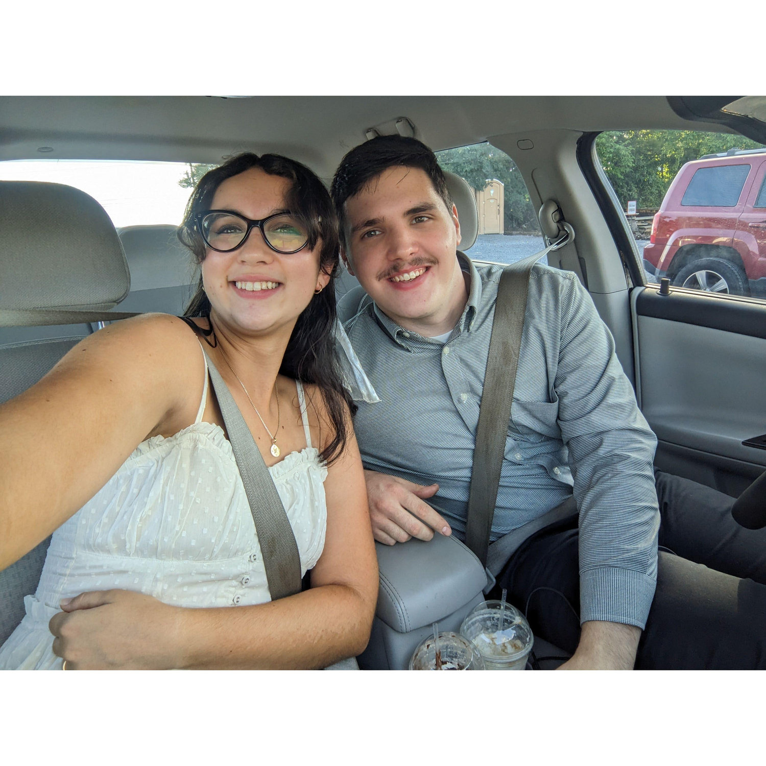 Going to get our engagement photos taken!