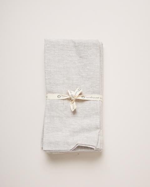 Washed Linen Napkins - Stone