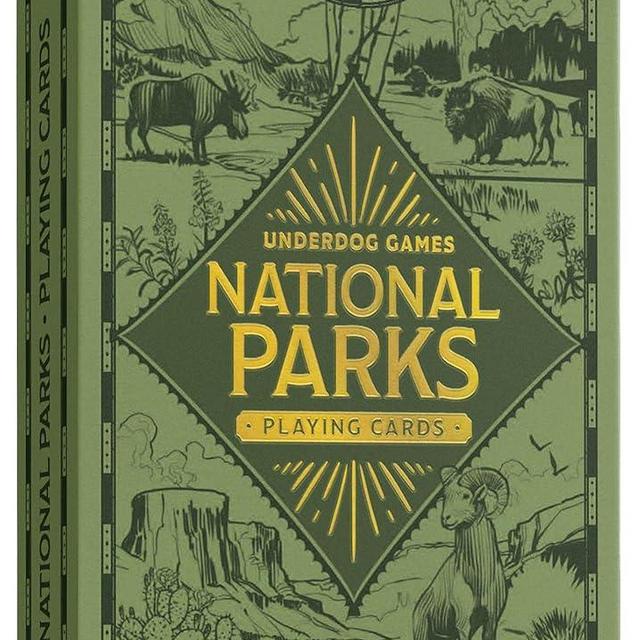 Underdog Games National Park Playing Cards | 52 Pieces of Stunning Custom Art | Unique Park for Every Card