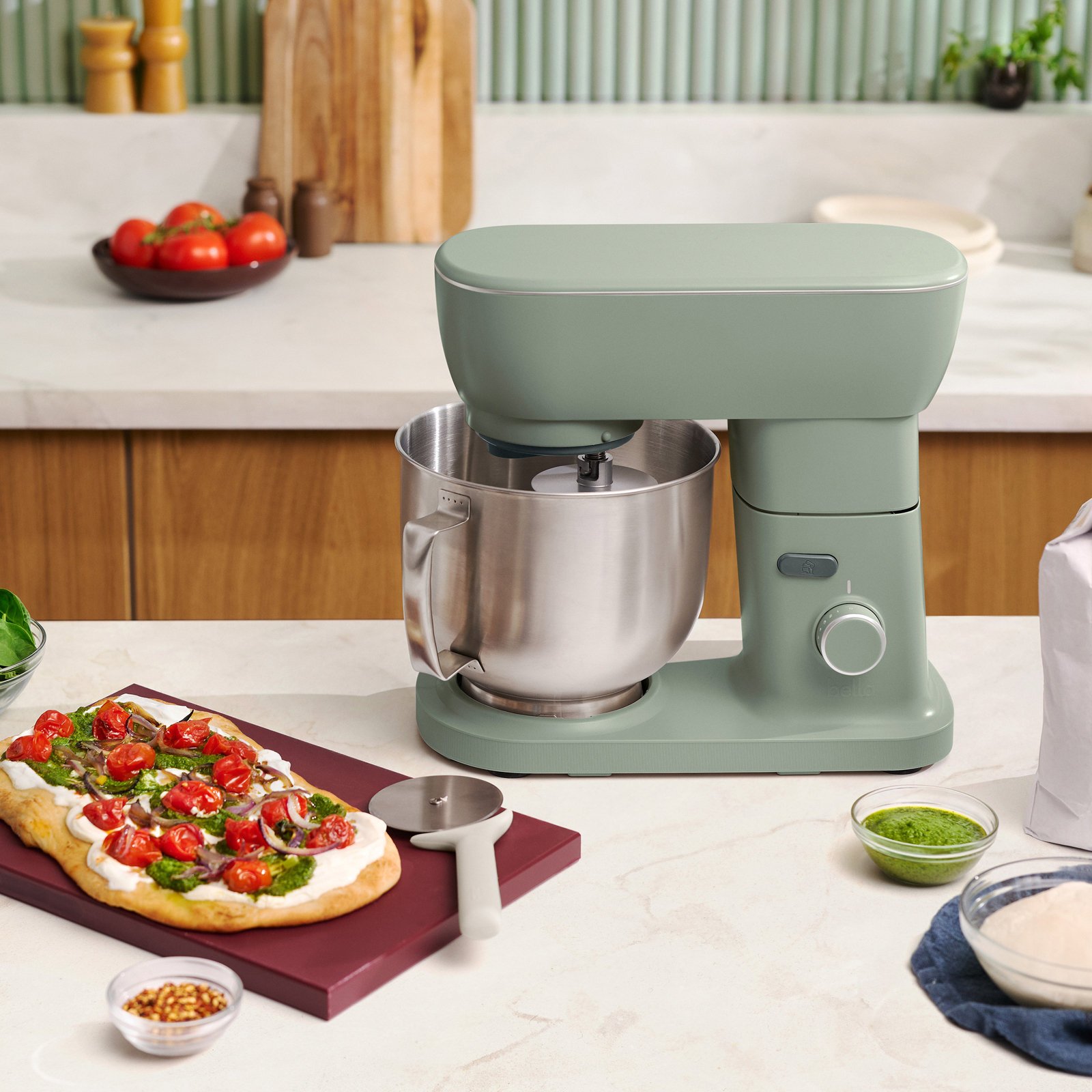bella, Stir 5.3 qt. Tilt-Head Stand Mixer | Zola