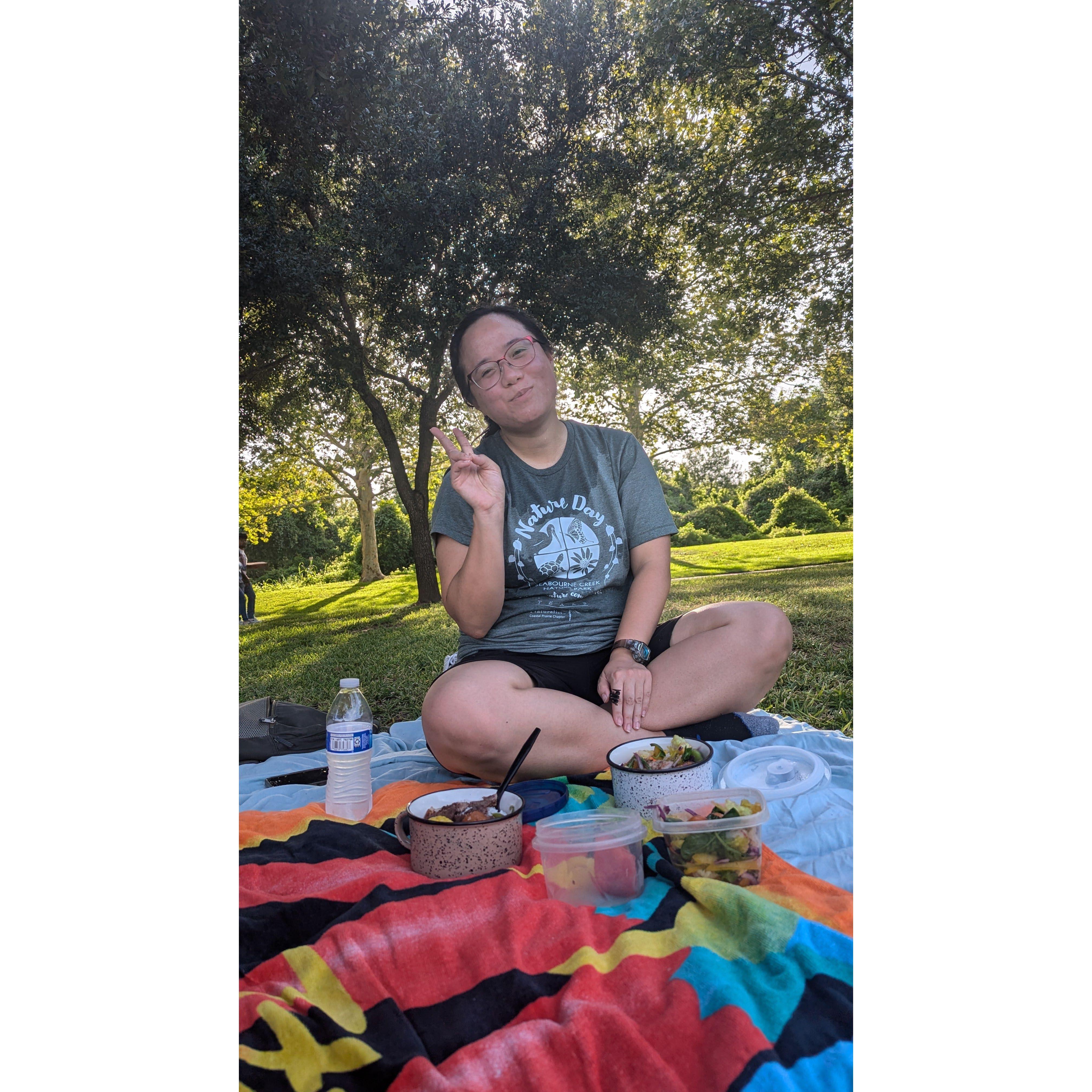 Picnic at Oyster Creek Park