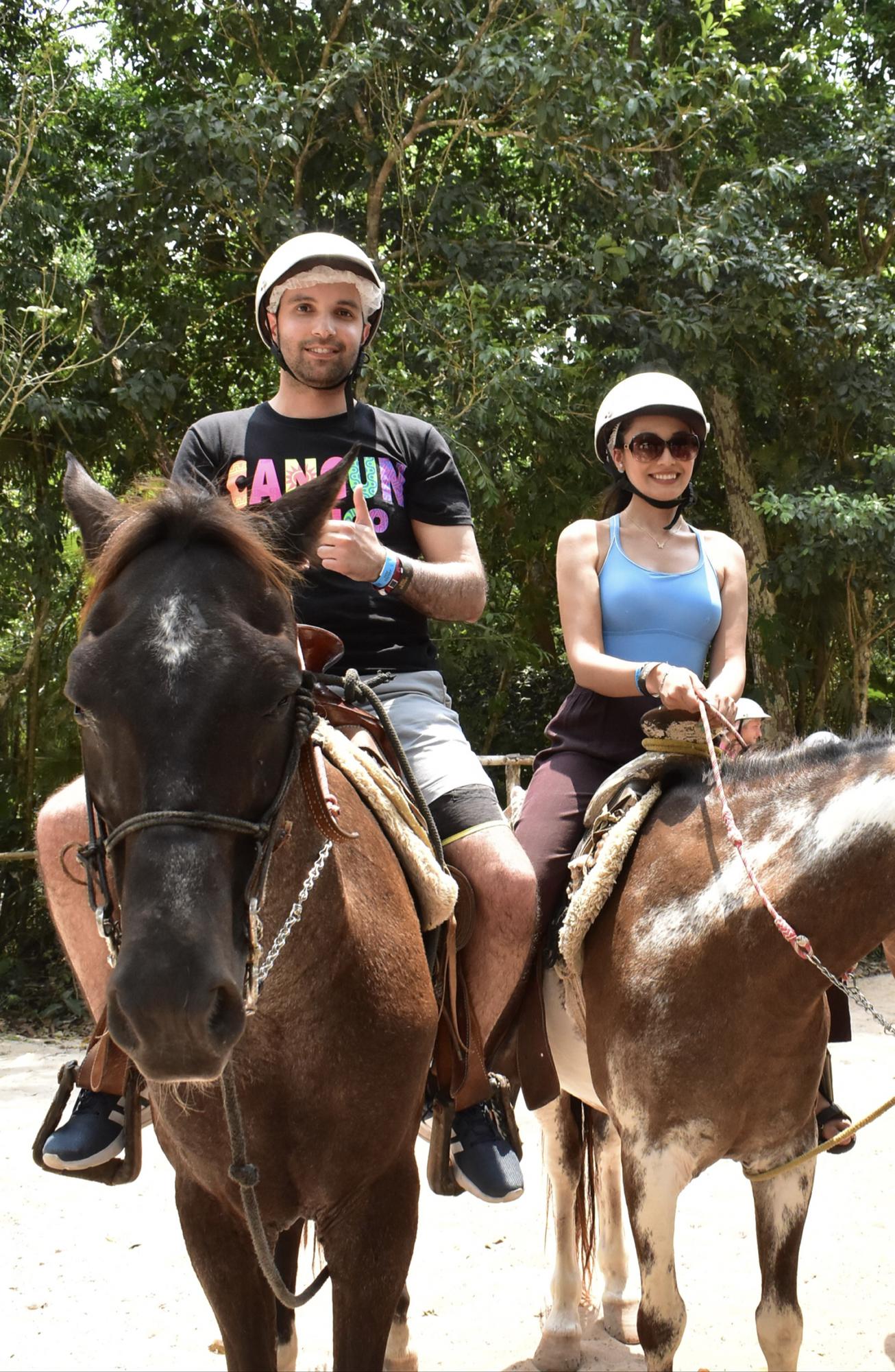 April 2023- Our first time riding a horse. It was an amazing experience!