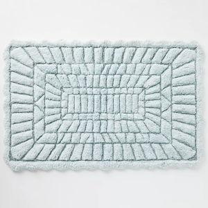 Leighton Hand-Tufted Cotton Bath Mat (Mint)