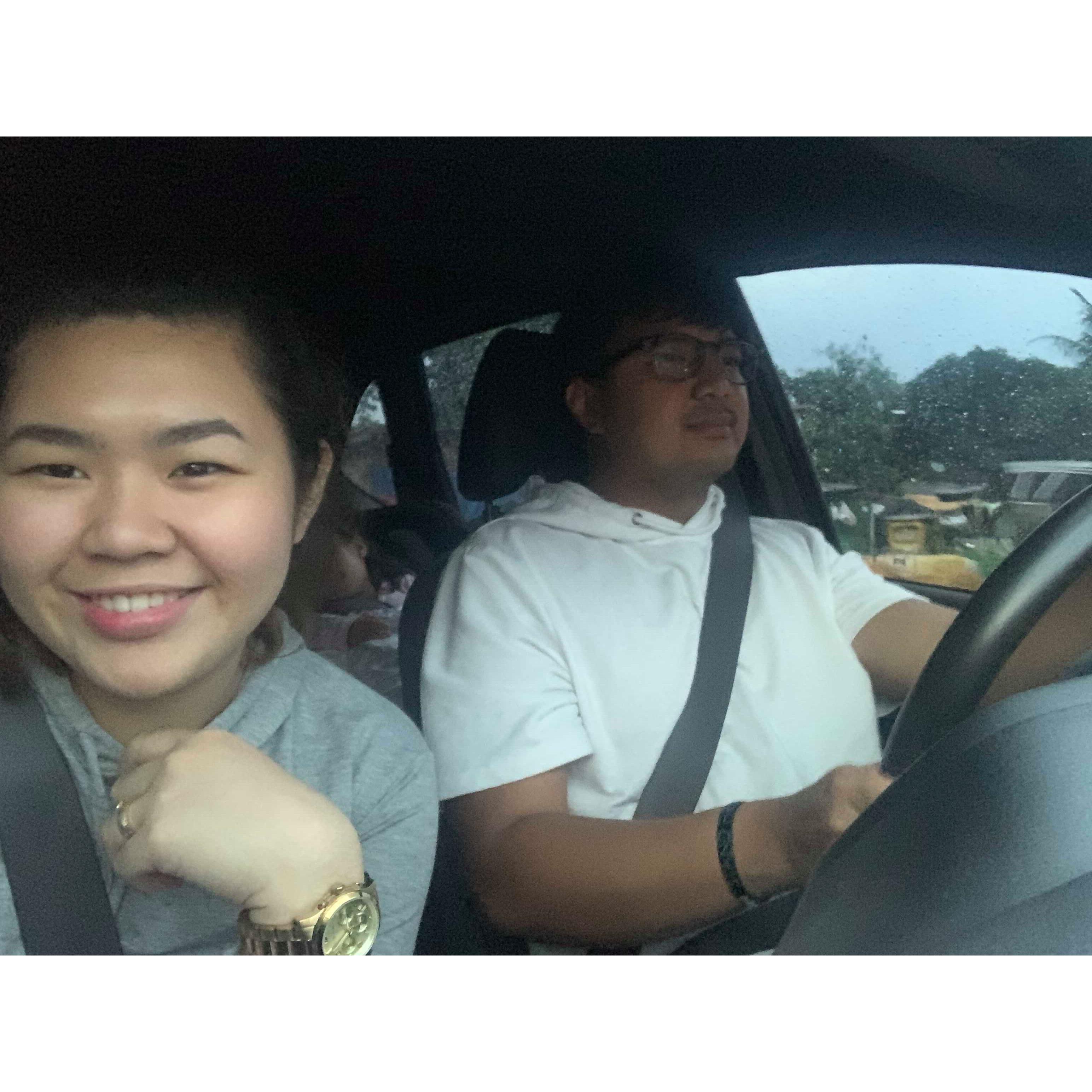 Yung malapit na kami tumira sa sasakyan kalalayas