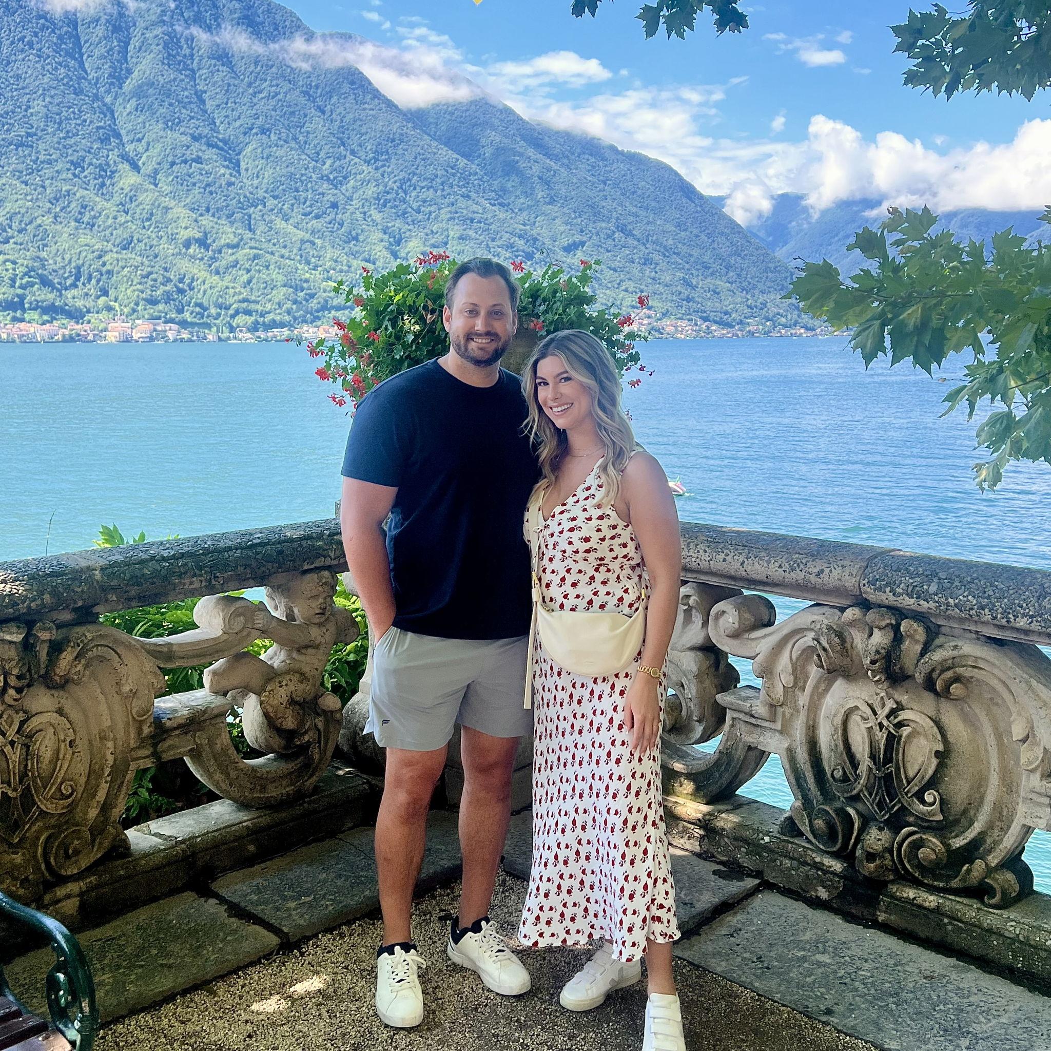 Finishing our trip in Lake Como.