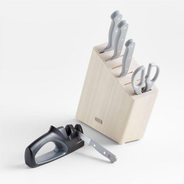Wüsthof ® Gourmet Grey 7-Piece Knife Block Set