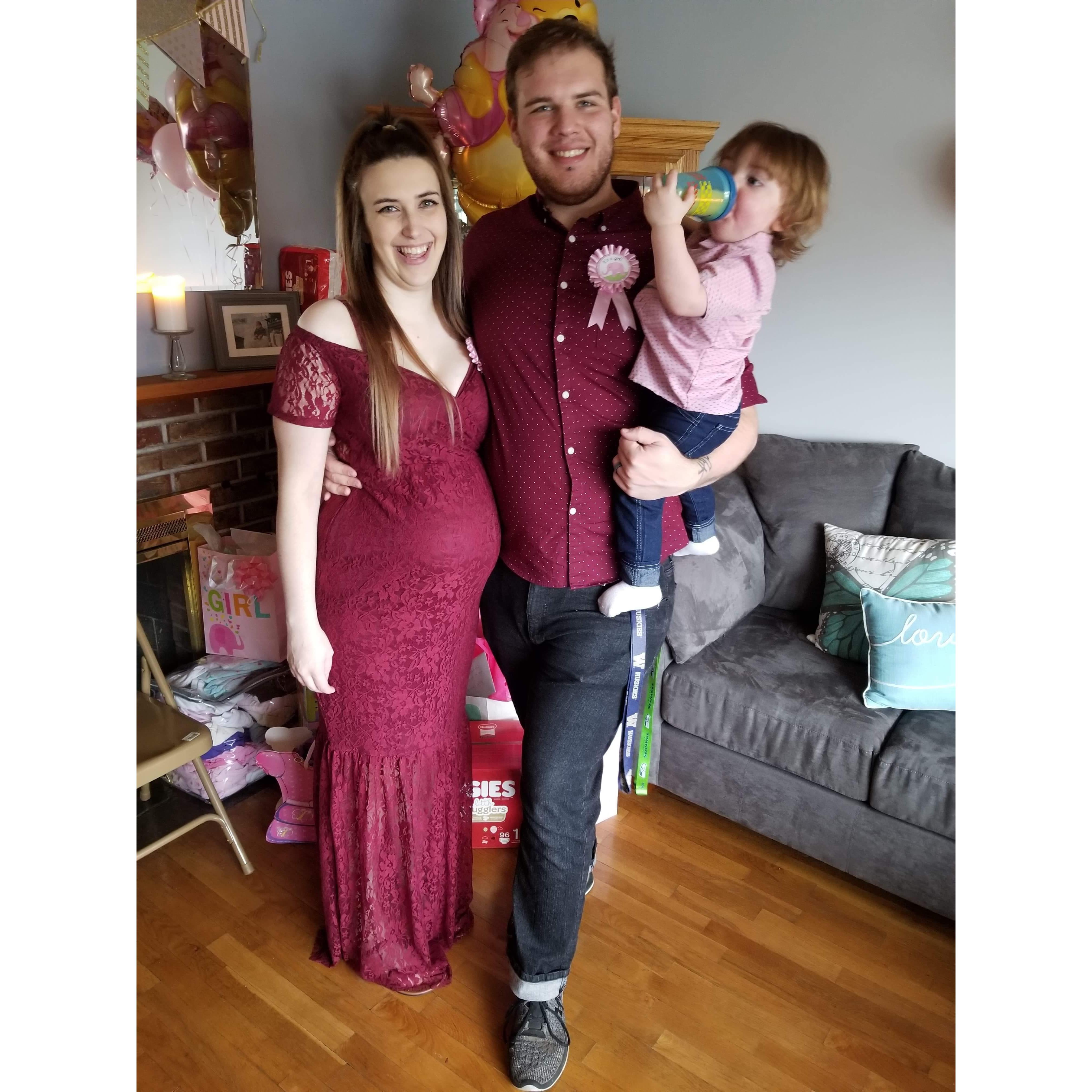 First family picture of the 4 of us.