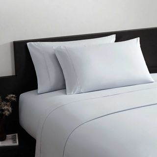 Egyptian Cotton Percale 4-Piece Sheet Set