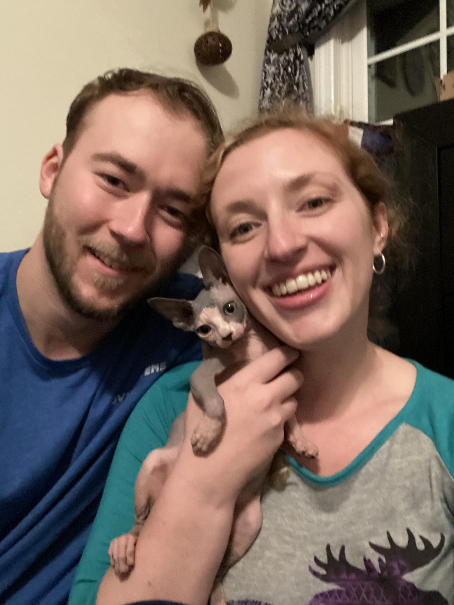The day we brought home our little Millie bean!