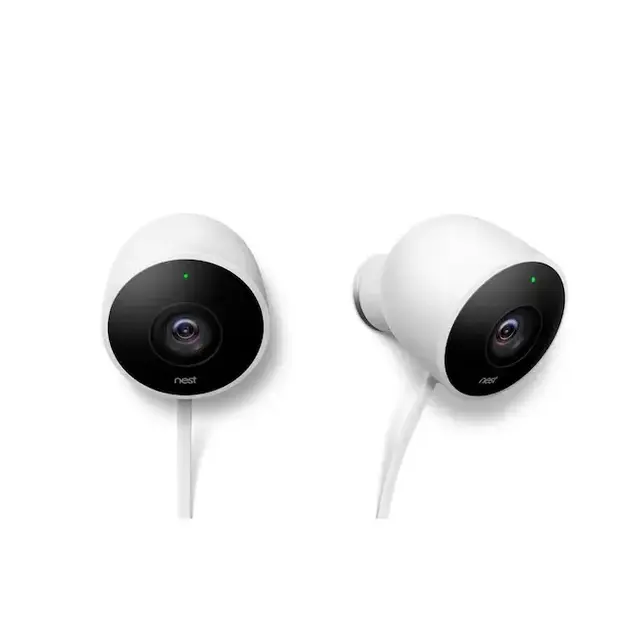 Google Nest Hardwired Wired Smart Outdoor Security Camera (2-Pack)