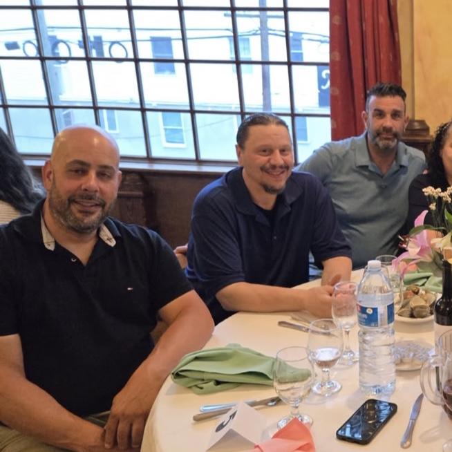 The Best man and groomsmen.