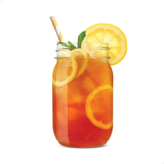 TOSSWARE POP 16oz Mason Recyclable & Crystal Clear Unbreakable Plastic Drinking Jar, Set of 12