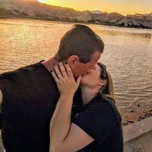 We first said " I Love You" during this beautiful sunset.