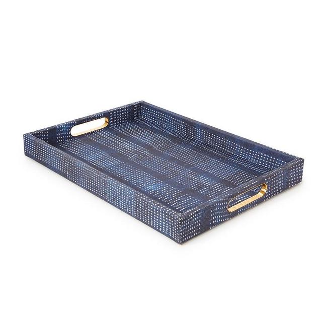 Speckled Indigo Large Tray
