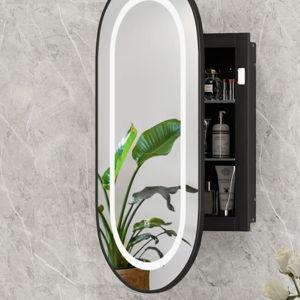 Larzie 16.5'' W 31.5'' H Frameless Medicine Cabinet Mirror 0 Fixed