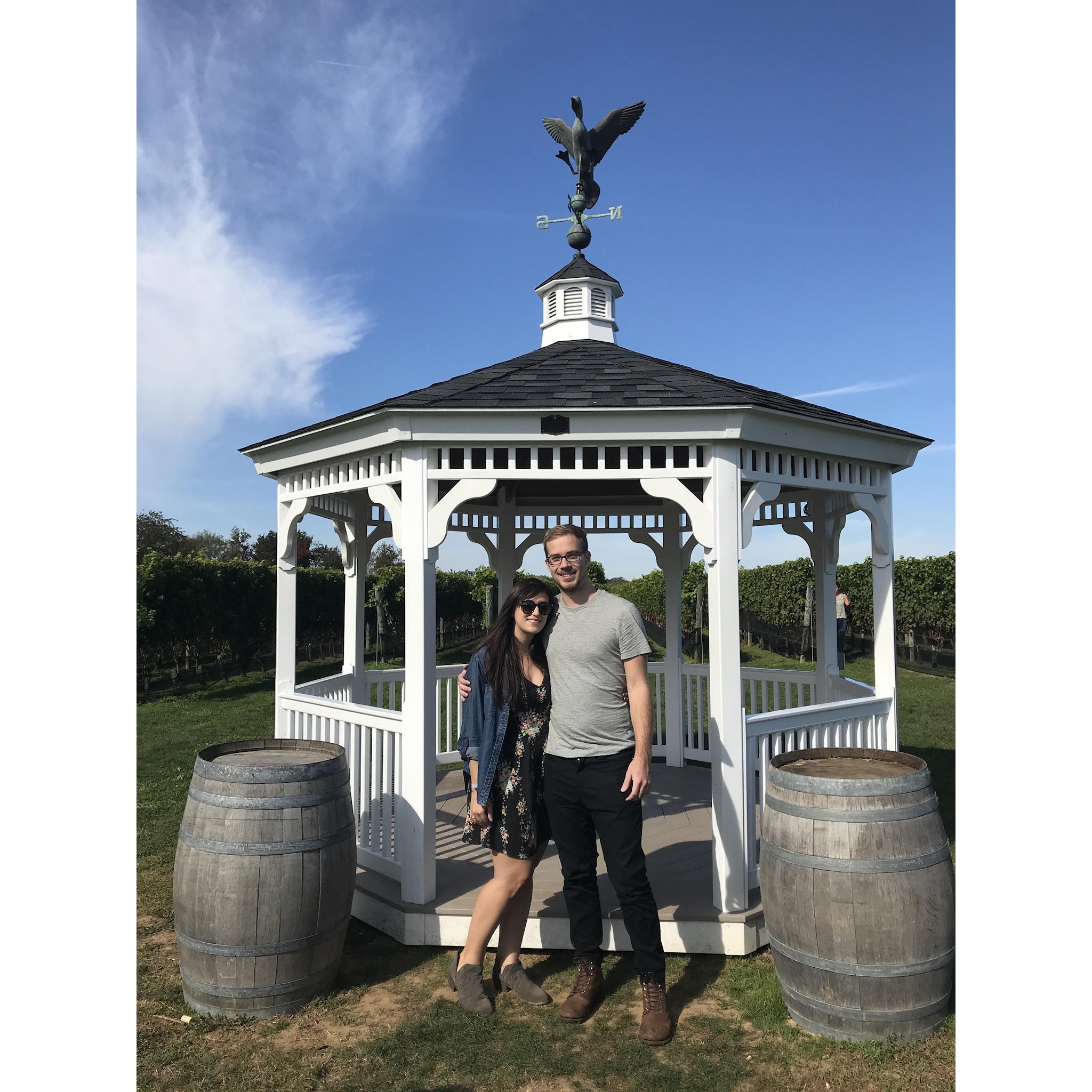 Wine-tasting in New York for Leah's bridesmaid Rachel’s birthday