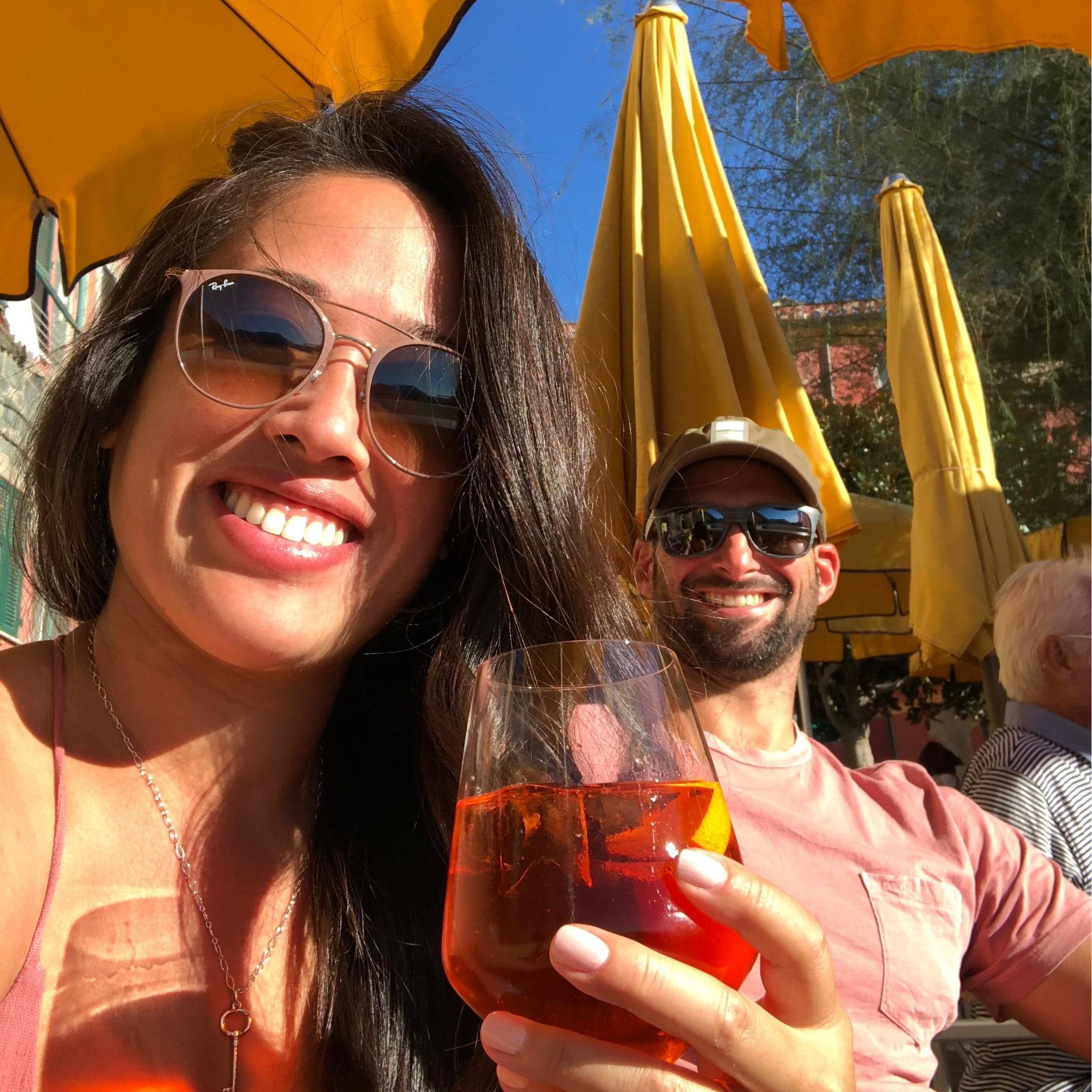 One of our favorite drinks - Aperol Spritz!