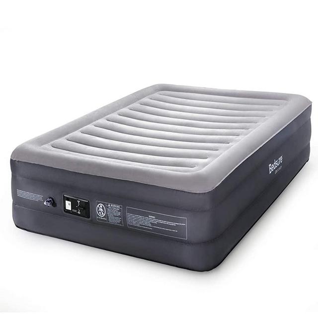 Bedsure Queen Air Mattress with Built in Pump - 18" Raised Inflatable Mattress Double Air Beds for Camping and Indoor Use