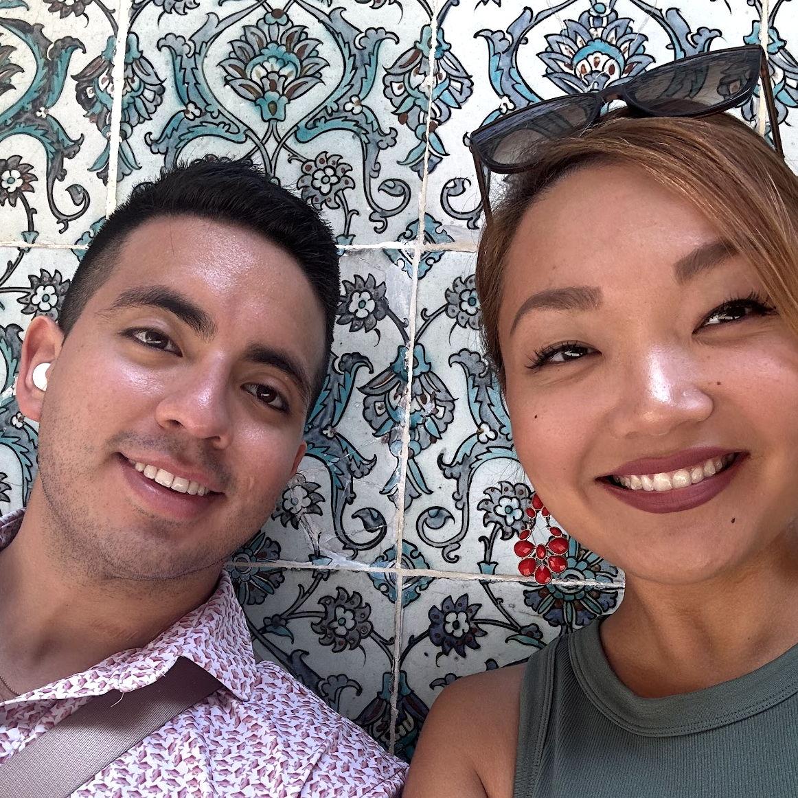 Santiago's first time exploring Istanbul.