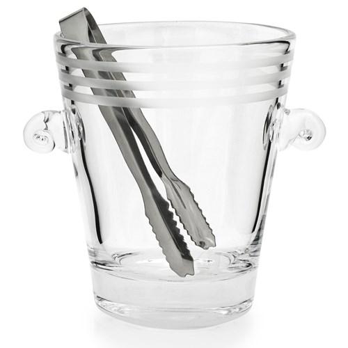 William Yeoward American Bar Madison Ice Bucket with Tongs