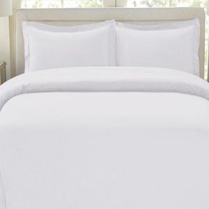 HC COLLECTION-1500 Thread Count Egyptian Quality Duvet Cover Set, 3pc Luxury Soft, All Sizes & Colors, King-White