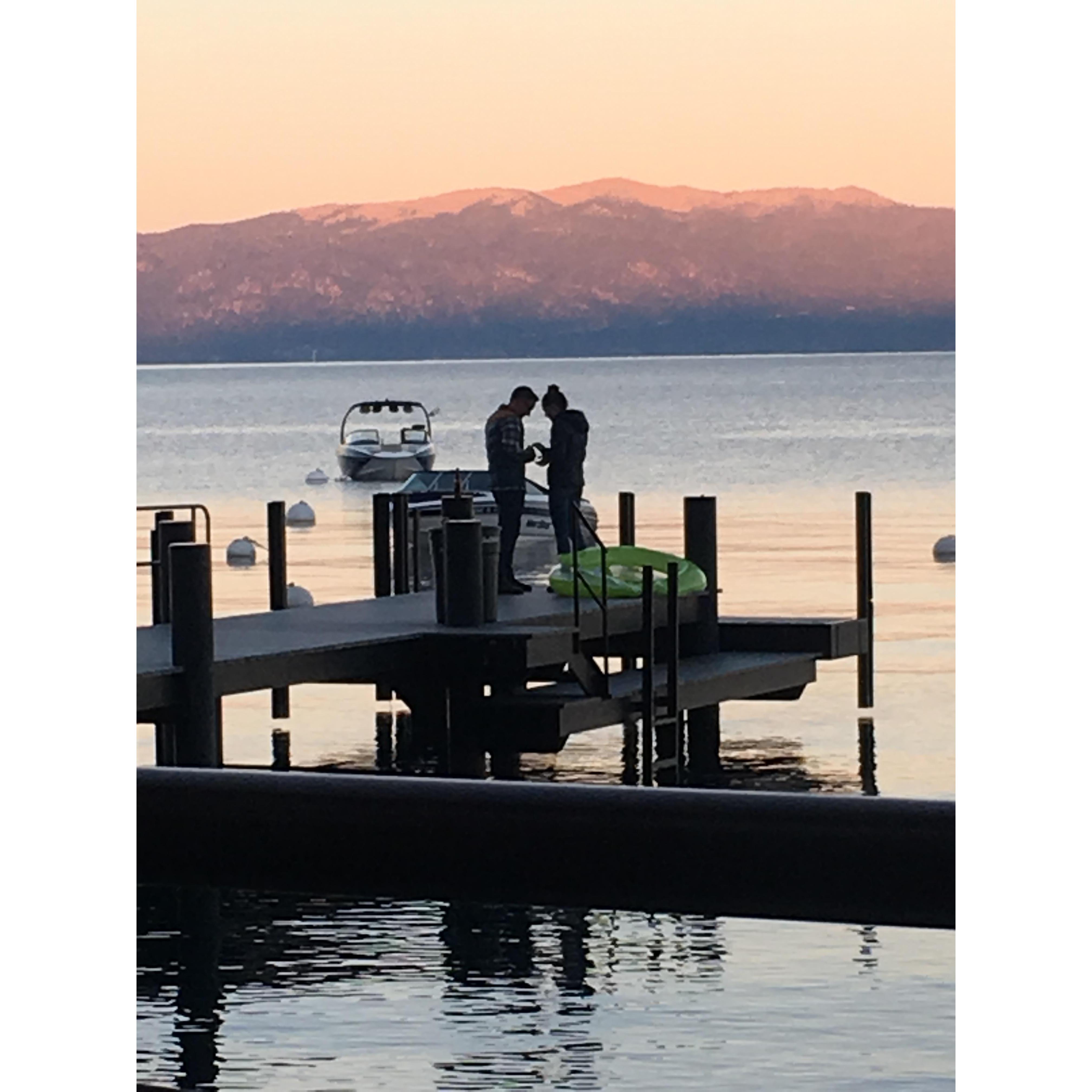 Caught proposing