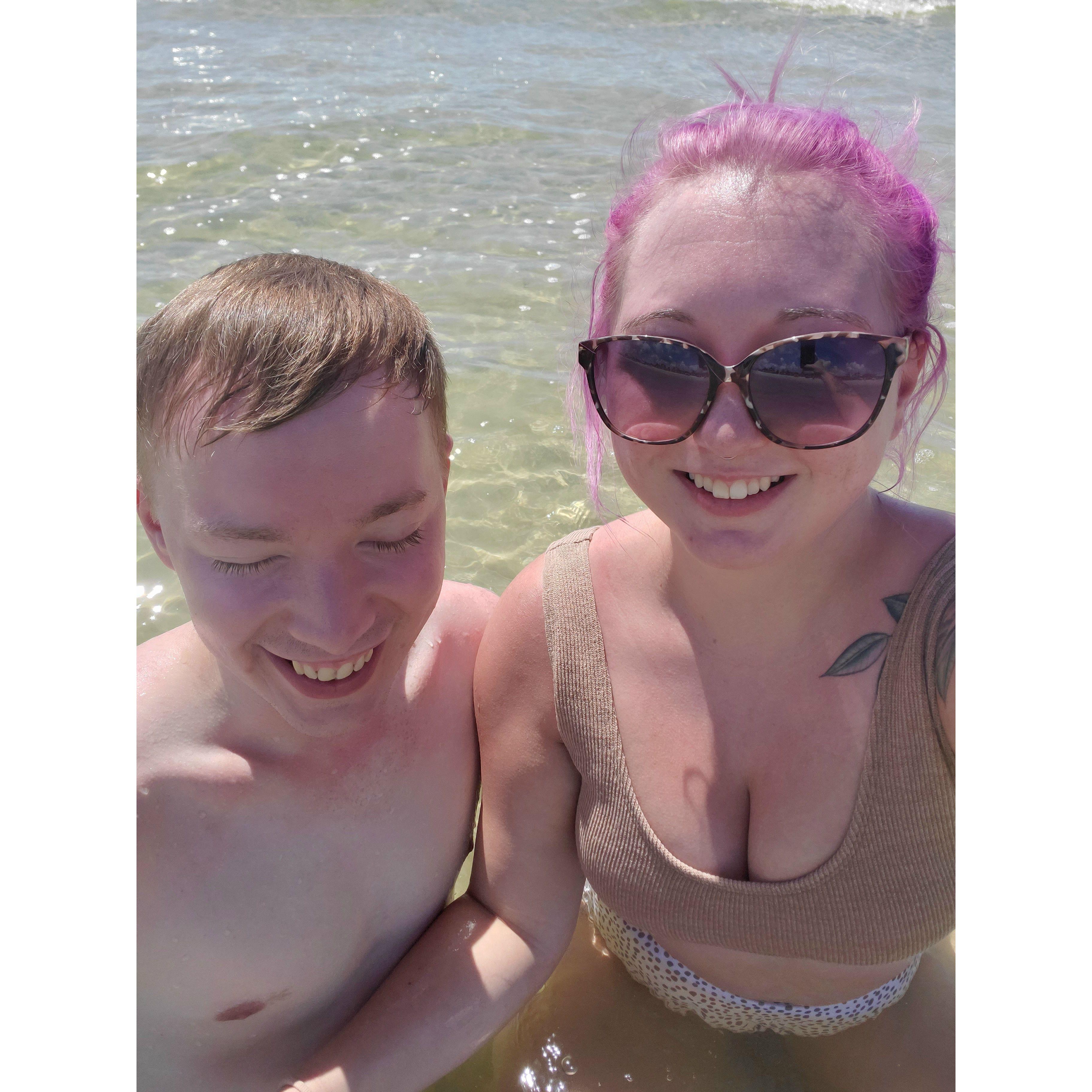 Our last day in Sanibel Island on the trip when we got engaged!