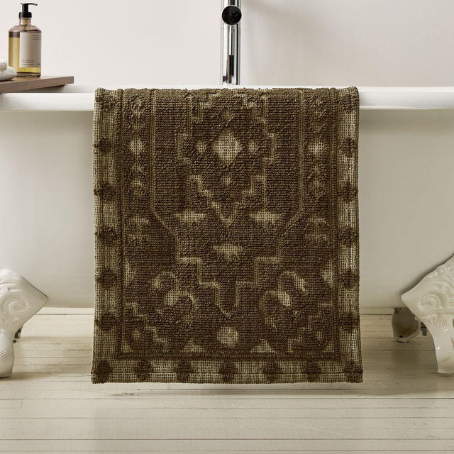 Sahar Bathmat, 20x34, Dark Olive