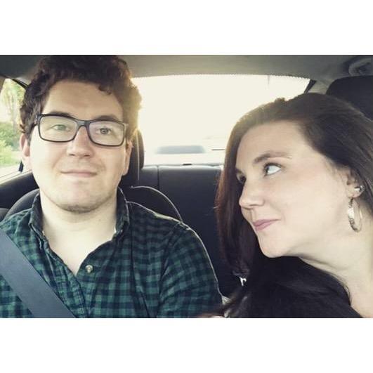 Our faces in Indiana.