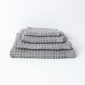 Lattice Towel - Hand Towel - Grey