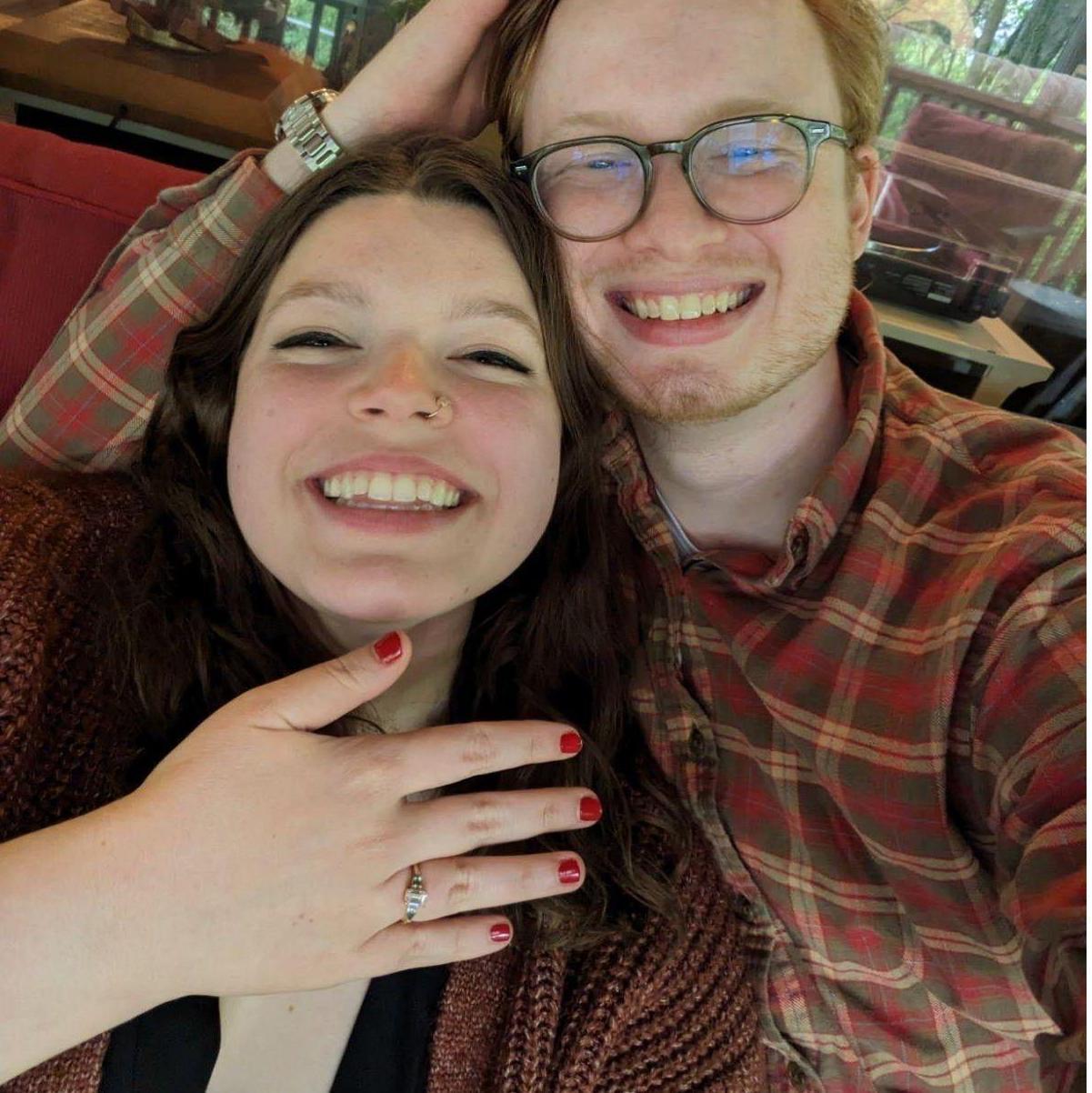 Right after getting engaged!