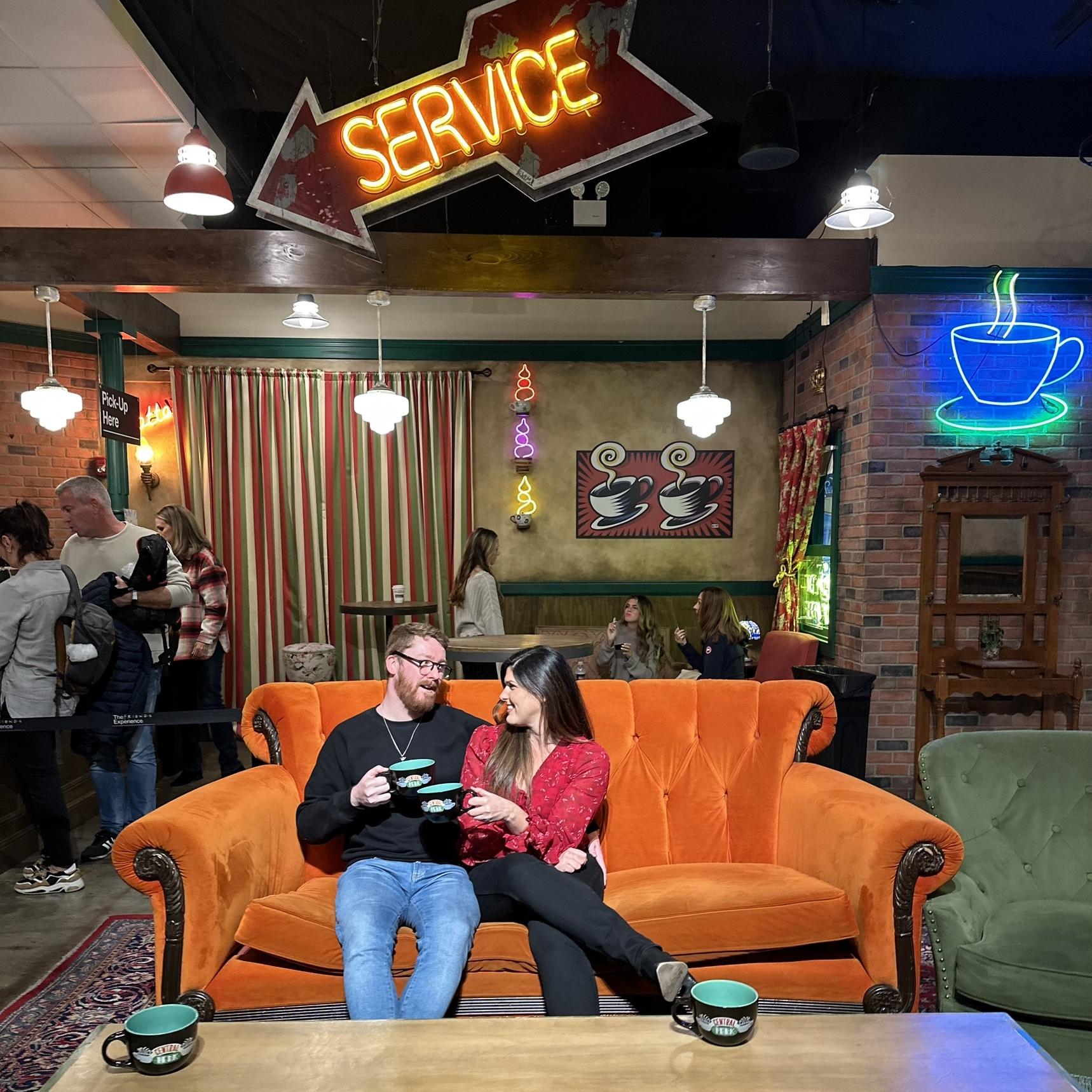 After learning Friends is my favorite show, Daniel brought me to the Friends Exhibit in NYC. 
This was our second date.