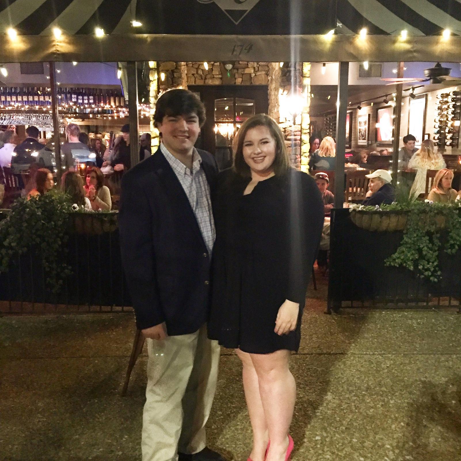 Lauren visited Scotty frequently at Auburn when he was there for two years.