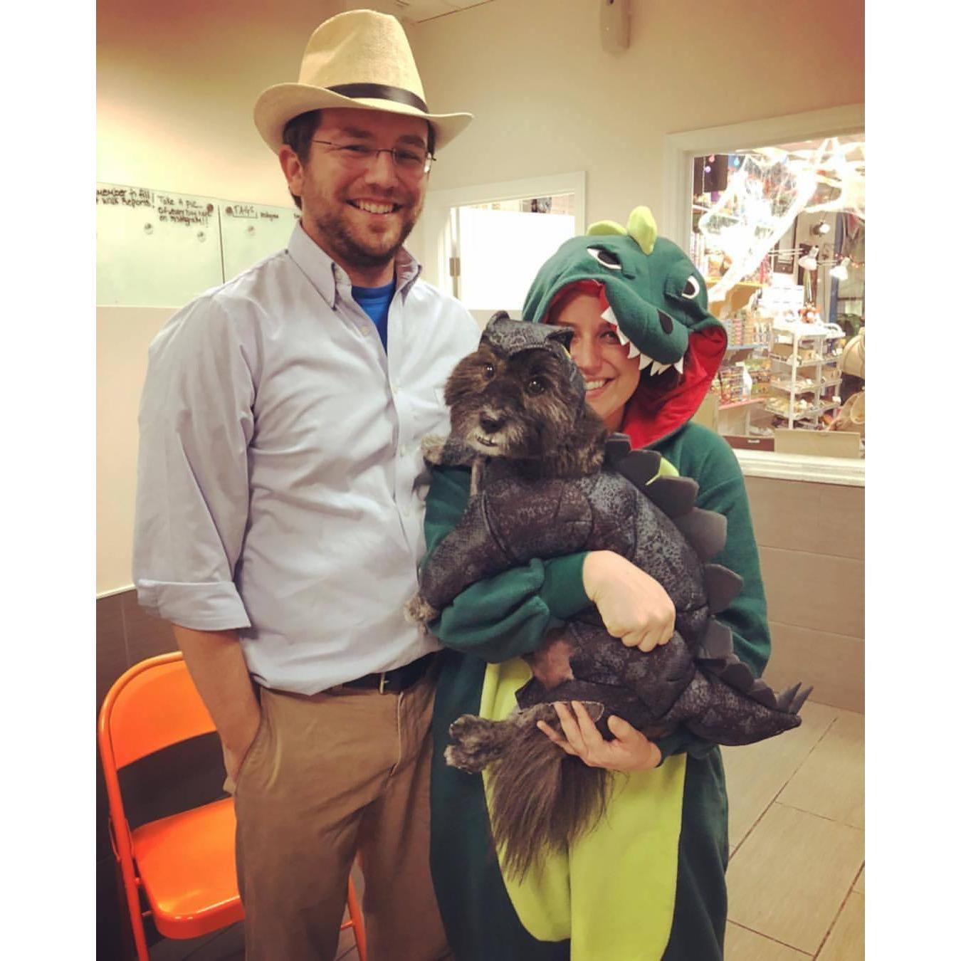 We won first place in the doggie daycare costume contest for this! Halloween 2017.