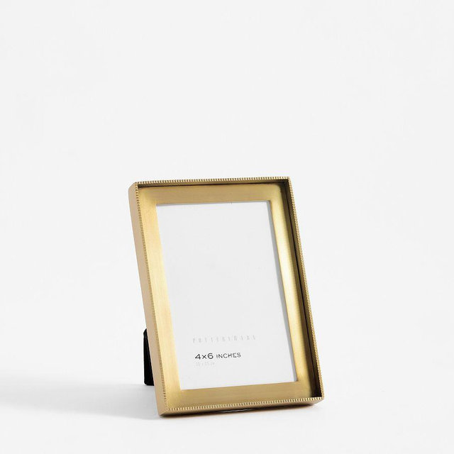 Carter Border Frame, 4X6 - Brass