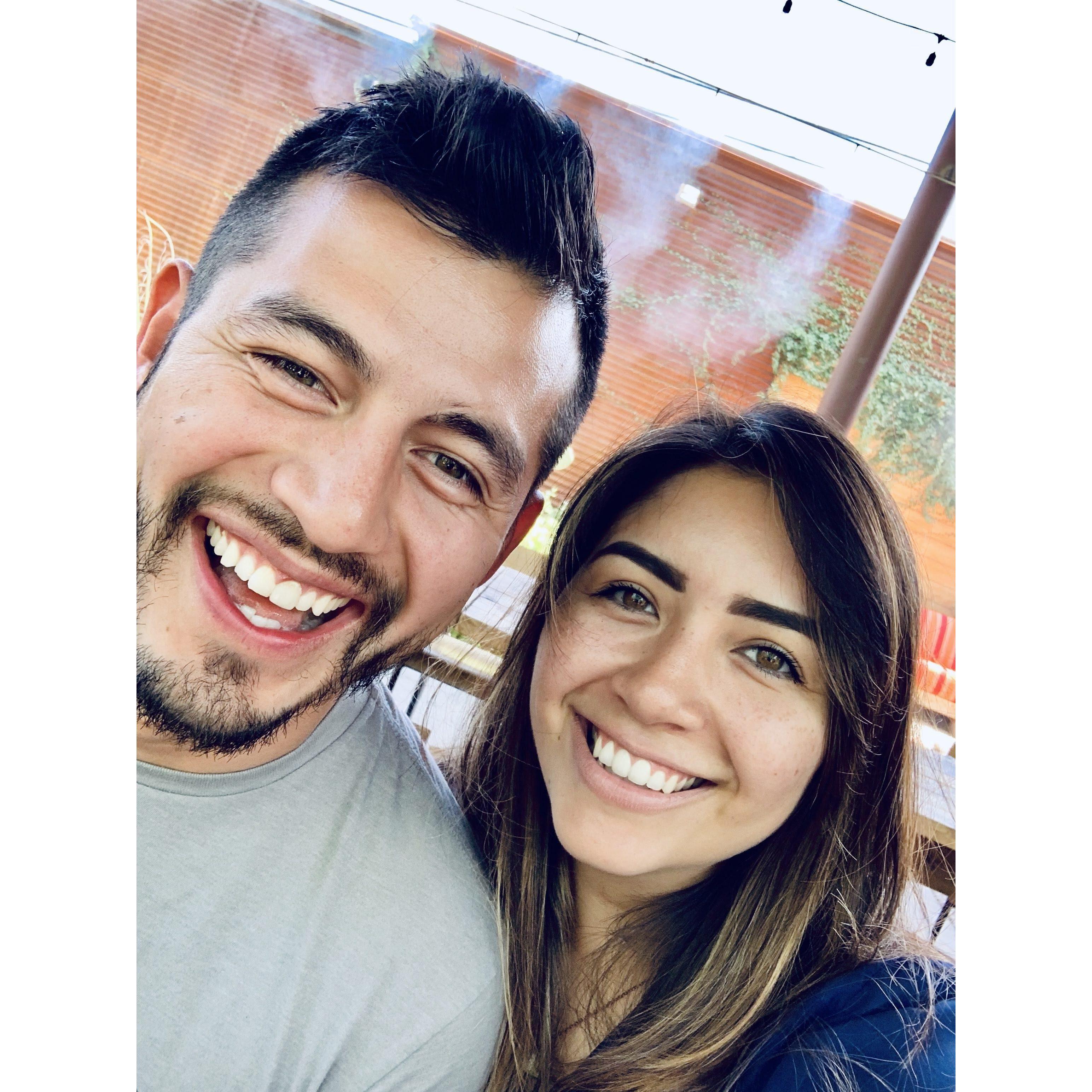 All smiles.