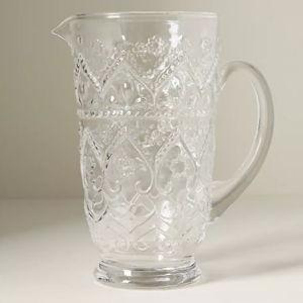 The Bombay Handblown Glass Pitcher