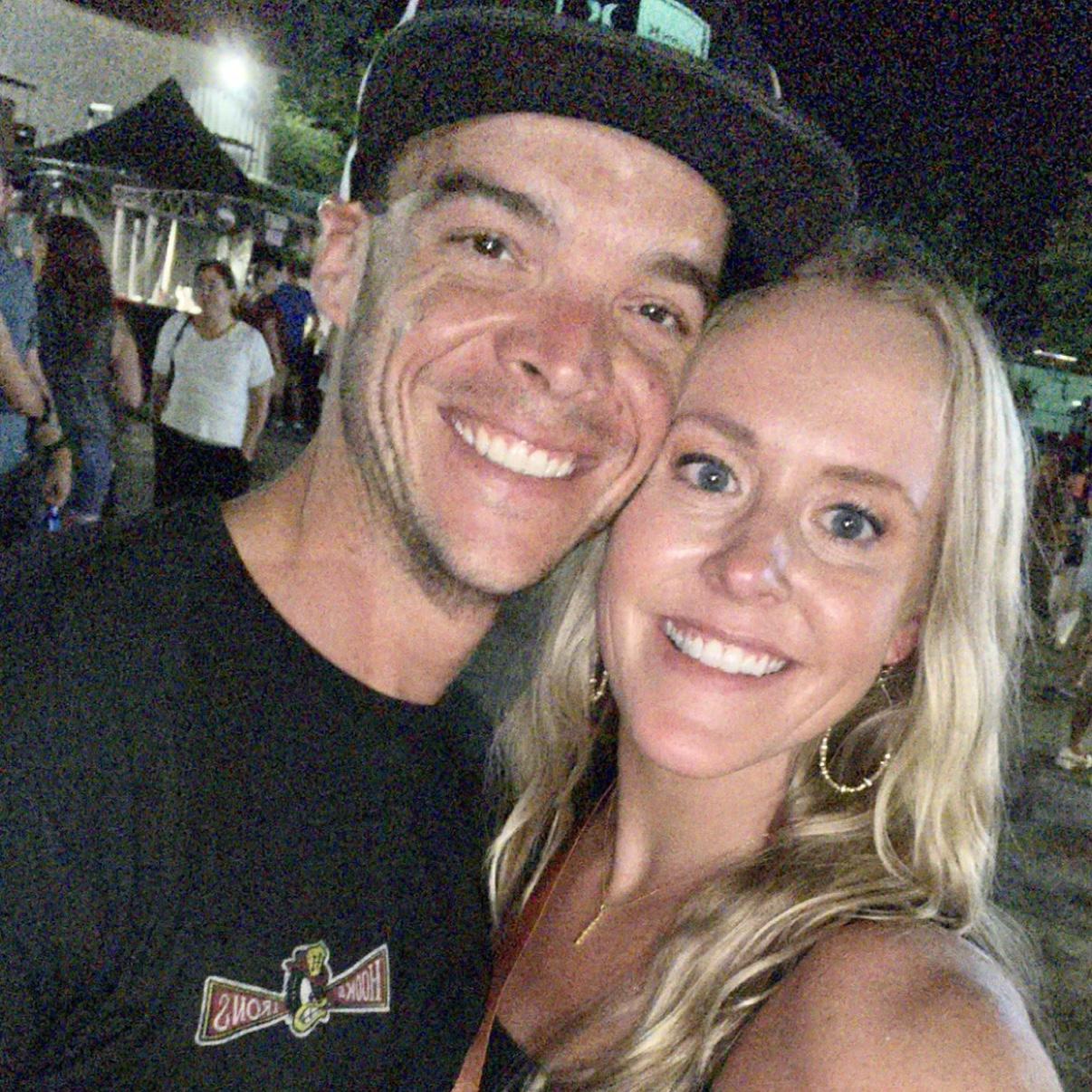 Our first photo together at our first concert together!